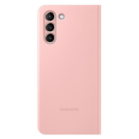 Оригинальный чехол-книжка Samsung LED View Cover для Samsung Galaxy S21 Plus pink