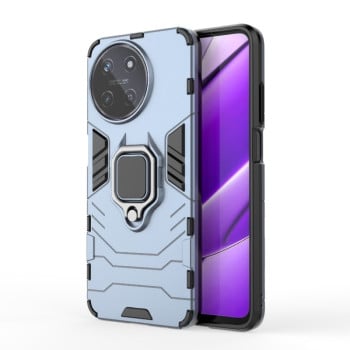 Чехол HMC с поворотным 360 держателем на Realme 11 4G Global - синий