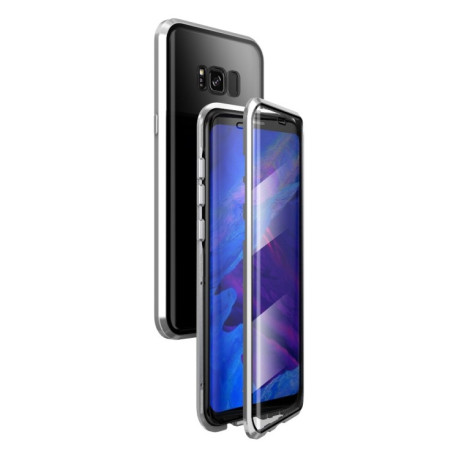 Двухсторонний чехол Ultra Slim Double Sides для Samsung Galaxy S8 Plus - серебристый