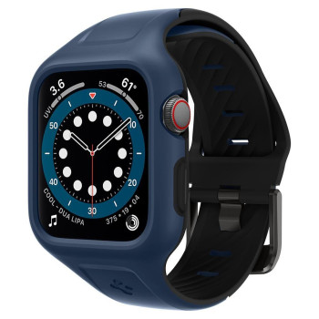 Оригинальный ремешок SPIGEN LIQUID AIR для Apple Watch 4/5/6 / SE (44mm) - Blue