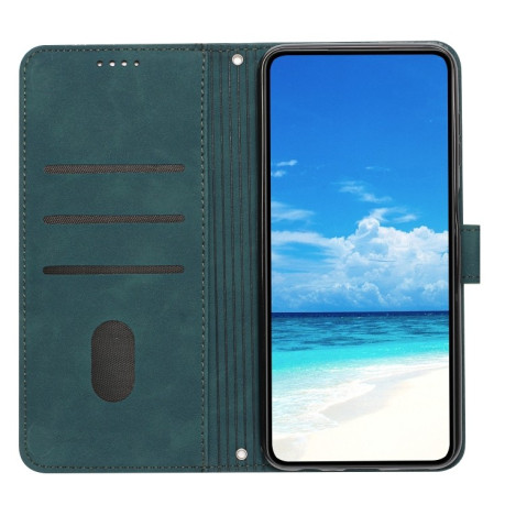 Чехол-книжка Retro Skin Feel Amile для Infinix Smart 8 - зеленый