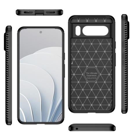 Ударозахисний чохол HMC Carbon Fiber Texture на Google Pixel 8 Pro - чорний