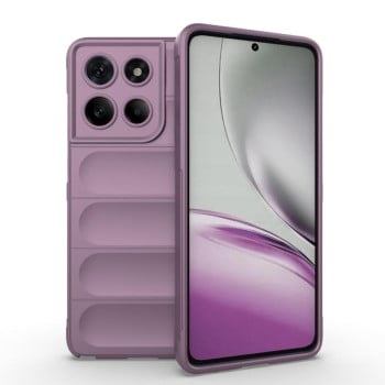 Чоловічий силикон Magic Flannel на Motorola Edge 60 Stylus 5G Global - фіолетовий