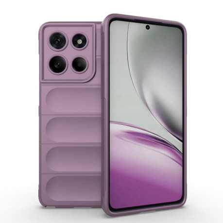 Силиконовый чехол Magic Flannel для Motorola Edge 60 Stylus 5G Global - фиолетовый