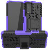 Противоударный чехол Tire Texture на Redmi 9T/Poco M3 - фиолетовый