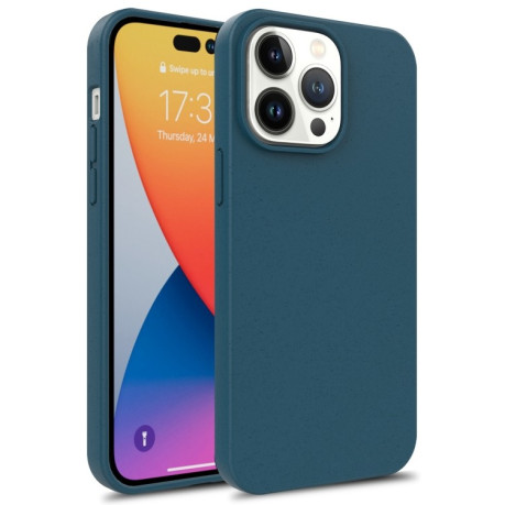 Силиконовый чехол EsCase для  iPhone 14 Pro - синий