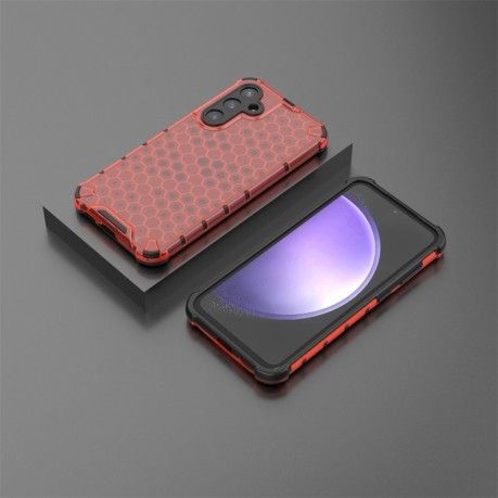 Противоударный чехол Honeycomb на Samsung Galaxy S23 FE 5G - красный