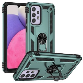 Чохол HMC з поворотним 360 тримачем на Samsung Galaxy A33 5G - зелений