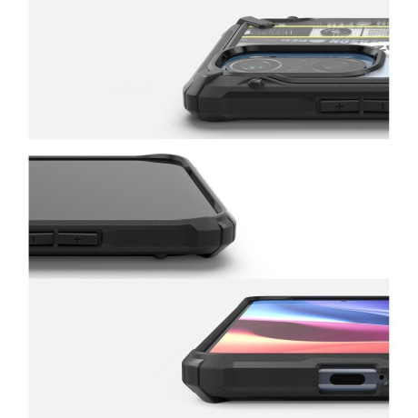 Оригинальный чехол Ringke Fusion X Design durable на Xiaomi Mi 11i /Redmi K40 Pro/K40/Poco F3 - Cross