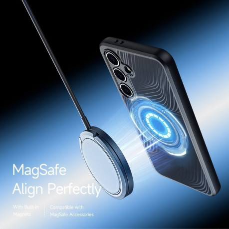 Чохол DUX DUCIS Aimo Series MagSafe Frosted Feel для Samsung Galaxy S24 FE 5G - чорний