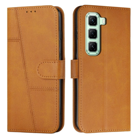 Чохол-книжка Stitching Calf Texture для Infinix Hot 50 4G - жовтий