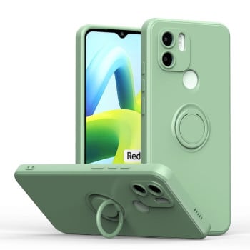 Противоударный чехол Ring Kickstand для Xiaomi Redmi A1/A2 /A1+/A2+ - зеленый