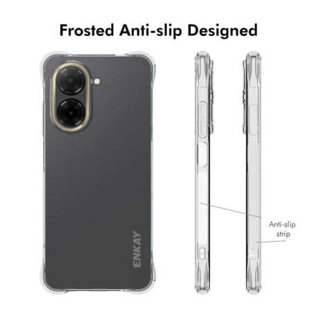 Силиконовый прозрачный чехол ENKAY Clear на Xiaomi Redmi A5 4G 171.7mm