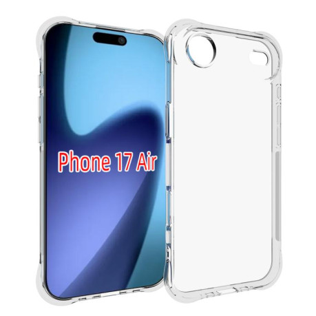 Противоударный чехол Thickening на iPhone Air - прозрачный