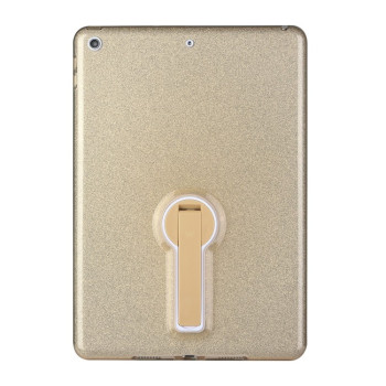 Противоударный чехол Glitter with Holder для iPad 10.2 - золотой