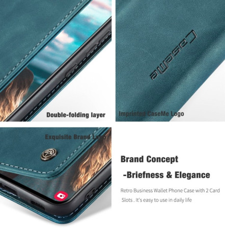 Чохол-книжка CaseMe 013 Series для Samsung Galaxy S21 FE - синій