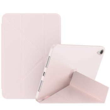Чехол-книжка Double-sided Matte Deformation для iPad mini 7/ mini 6 - розовый