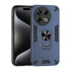 Ударозащитный чехол Shockproof Metal Ring Holder на Tecno Spark 30 Pro — синий