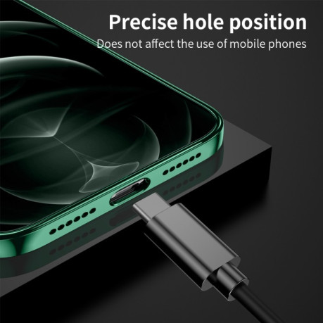 Ультратонкий чехол Electroplating Dandelion для iPhone 11 Pro Max - зеленый