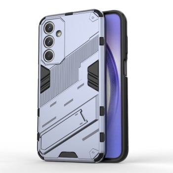 Протиударний чохол Punk Armor з підставкою на Samsung Galaxy M35 5G - сірий