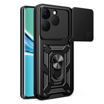Противоударный чехол Sliding Camshield для Realme 15T 5G — чёрный