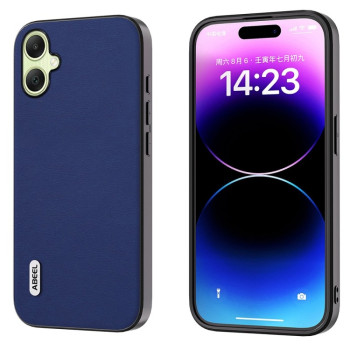 Протиударний чохол ABEEL Cowhide Texture для Samsung Galaxy A05 5G - блакитний