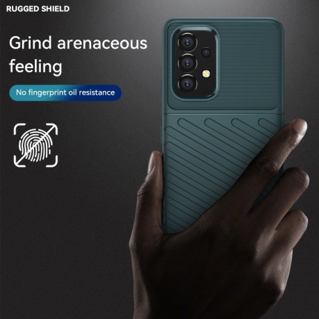Противоударный чехол Thunderbolt на Samsung Galaxy A53 5G - зеленый