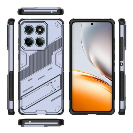 Противоударний чехол Punk Armor для Motorola Edge 60 Fusion 5G - сірий