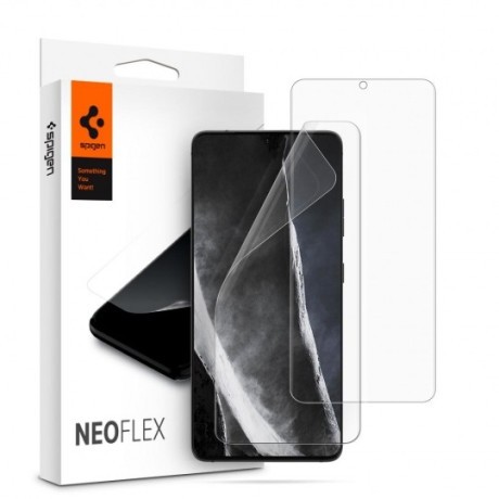 Комплект защитных пленок 2 PCS Spigen Neo Flex для Samsung Galaxy S21 Ultra