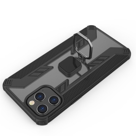 Противоударный чехол Iron Warrior на iPhone 12 Pro Max - черный