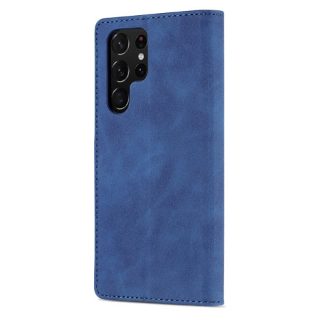 Чехол-книжка AZNS Skin Feel Calf для Samsung Galaxy S22 Ultra 5G - синий