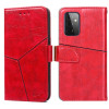 Чехол-книжка Geometric Stitching для Samsung Galaxy A72 - красный