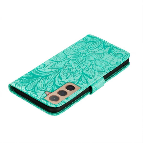 Чохол-книжка Lace Flower для Samsung Galaxy S22 5G - зелений