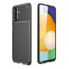 Ударозахисний чохол HMC Carbon Fiber Texture Samsung Galaxy A04s/A13 5G - чорний
