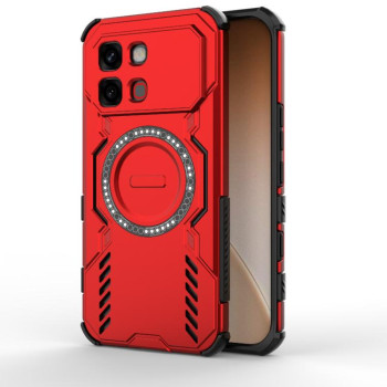 Протиударний чохол Butterfly Armor з MagSafe на Infinix Note Edge 5G Global — червоний