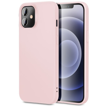Противоударный силиконовый чехол ESR Cloud Serie на iPhone 12 / 12 Pro - розовый
