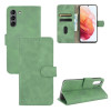 Чохол-книжка Solid Color Skin Feel Samsung Galaxy S21 FE - зелений