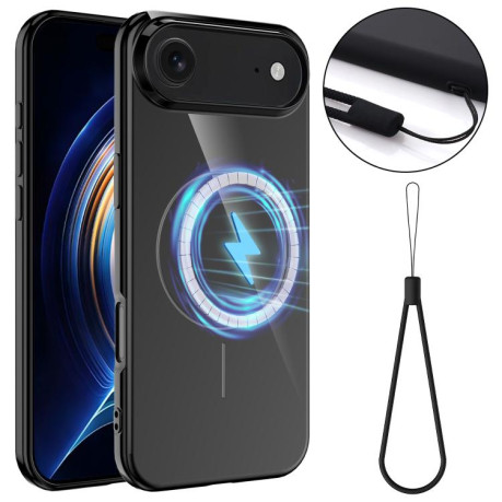 Протиударний чохол Glossy TPU Shockproof MagSafe на iPhone Air - чорний