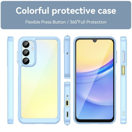 Противоударный чохол Colorful Acrylic Series для Samsung Galaxy A26 5G - синий