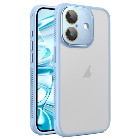 Протиударний чохол Side Cooling Skin Feel Frosted для iPhone 16 Plus - блакитний