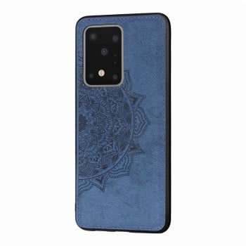 Чохол Mandala Embossed Cloth на Samsung Galaxy S20 Ultra-синій