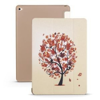 Чехол- книжка Maple Pattern силиконовый держатель на iPad Mini 5 (2019)/ Mini 4 - беж