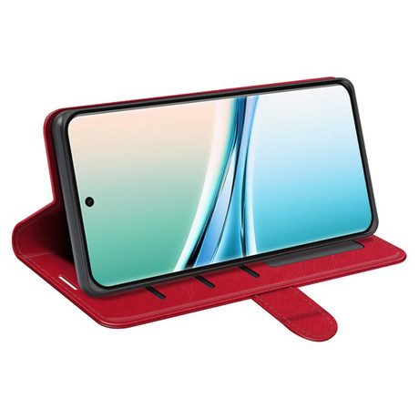 Чехол-книжка R64 Texture Single на Xiaomi Redmi Note 15 4G / 5G /Poco M8 164mm — красный