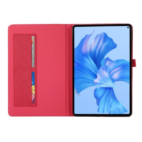 Чохол-книжка Fabric Leather для Xiaomi Pad SE 8.7 4G - червоний