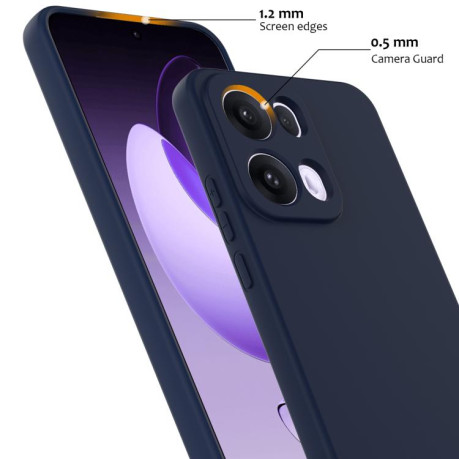 Силіконовий чохол Shockproof Silicone Magsafe для OPPO Reno13 Pro 5G Global - синій