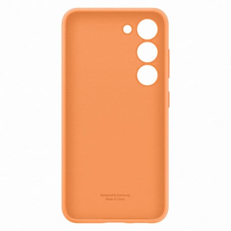 Оригінальний чохол Samsung Silicone Cover Rubber для Samsung Galaxy S23 - orange (EF-PS911TOEGWW)