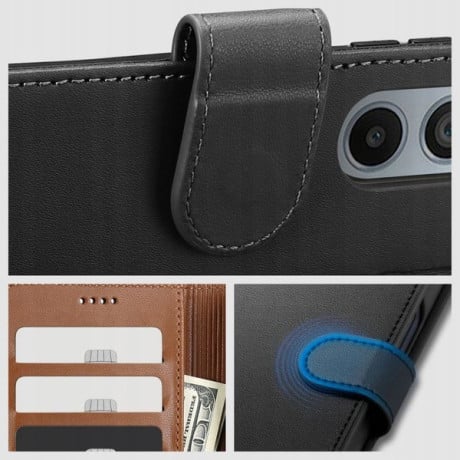 Чохол-книжка Tech-Protect Wallet на Xiaomi Redmi 13C / Poco C65 - black