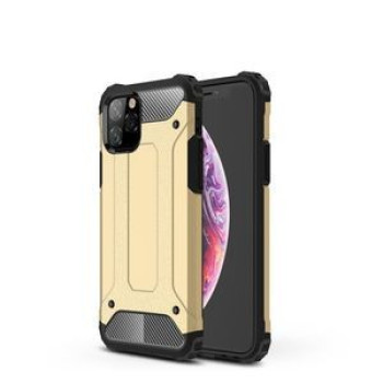 Противоударный чехол Armor Combination Back Cover Case на iPhone 11 Pro MAX- золотой