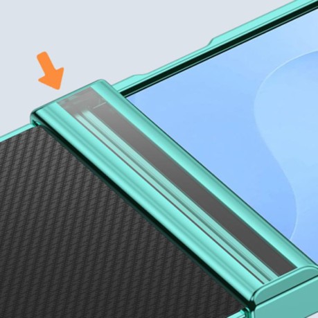 Противоударный чехол 6D Electroplating Full Coverage with Magnetic Ring для Samsung Galaxy Flip7 5G - фиолетовый