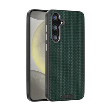 Чохол ABEEL з фактурою Ruyi 6D Micro Relief з MagSafe на Samsung Galaxy S25 FE 5G - зелений